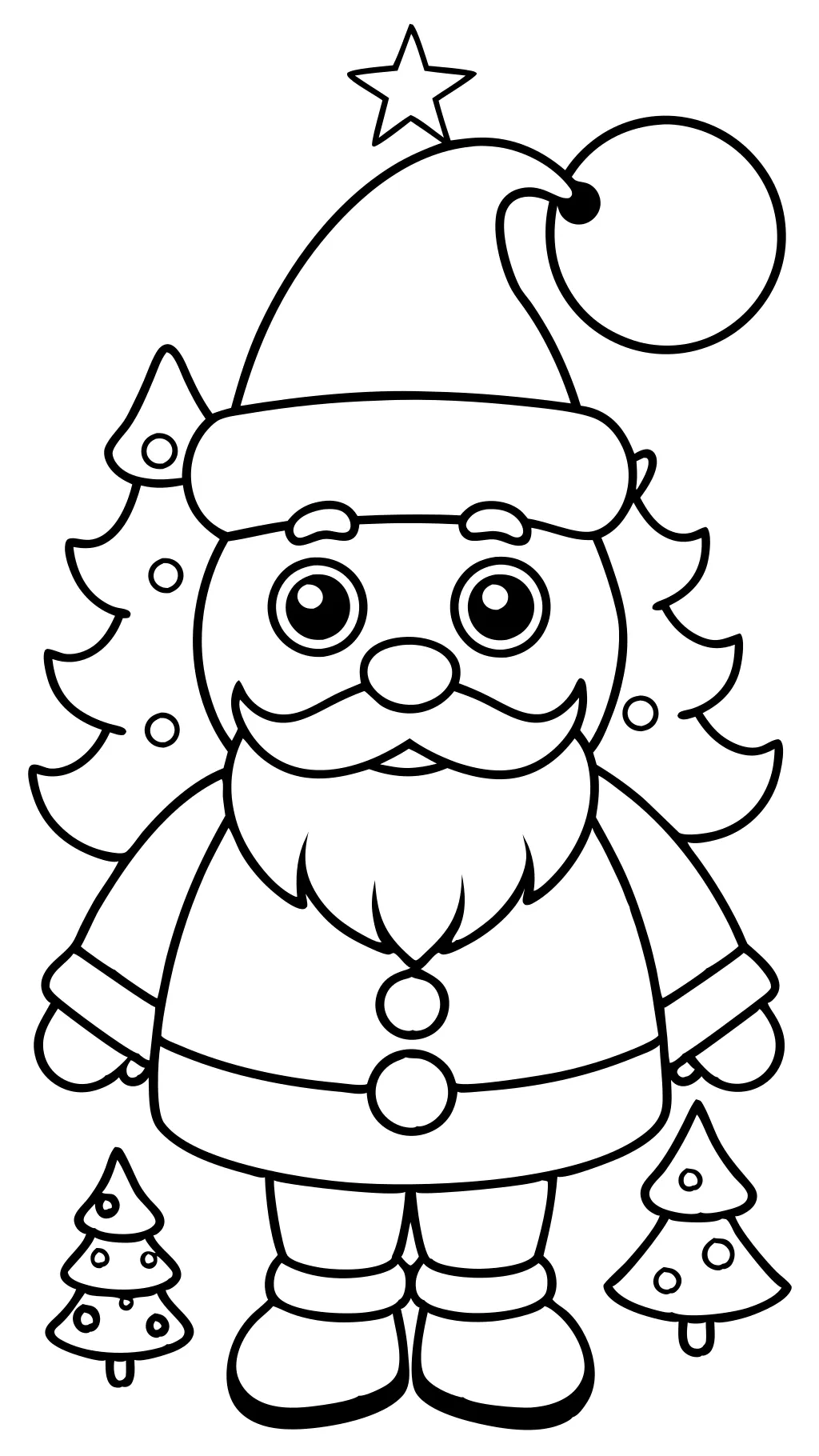 coloriages de Noël pour les enfants d’âge préscolaire gratuit